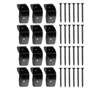 Collegamenti per Travi - 12 Pezzi Clip Angolari per Tetto | Supporti Pesanti Per Travi In Legno Per Recinti Capanni Gazebo Ringhiere