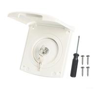 Collegamento acqua RV 39 mm dimensione foro universale | Riempimento efficiente del serbatoio, chiusura, sistema idrico potabile ideale, montaggio rapido, design robusto