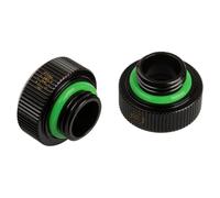 Collegamento adattatore Touchaqua G1/4 pollici AG a 14 mm AD Hardtube - confezione da 2, nero NEW