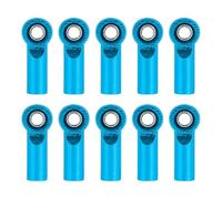 Collegamento Auto RC per Axial per SCX10 per Traxxas per TRX4 D90 per Tamiya 1/10 RC Crawler Parts 10 Pezzi M4 Giunto Sferico Terminale(Blue)
