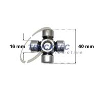Collegamento colonna sterzo 02.34.046 TRUCKTEC AUTOMOTIVE
