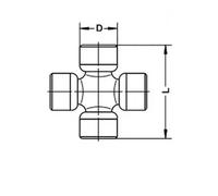 Giunto universale, albero longitudinale GKN U126