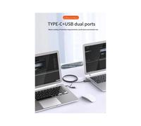 Collegamento Dati di Sincronizzazione Mouse Tastiera Collegamento di Condivisione USB3.0+Type-C PC A PC Rete Trasferimento File Diretto Cavo di Copia
