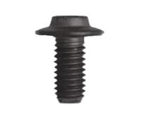 collegamento del giunto completamente filettati, 1 pz colorato Torx bullone in lega di titanio M4X8/10/12/14/16/18/20/25mm flangia vite a testa a fungo for moto(Black,M4x16mm)