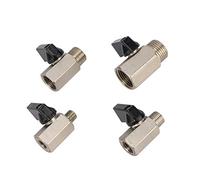 Collegamento dell'acqua nebulizzata L'irrigazione del giardino regola e controlla l'aria, l'olio e l'acqua 1/8 "1/4" 3/8 "1/2" BSP maschio a femmina valvola a sfera in ottone