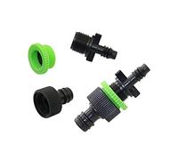 Collegamento for acqua nebulizzata Filettatura da 1/2" a 3/4" a connettore rapido da 8 mm Connettore for irrigazione di attrezzi agricoli Kit for acqua da giardino Connettore 5 set