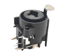 Collegamento sano professionale resistente dell'attrezzatura dello studio del connettore del porto di Pin 6.35mm 3