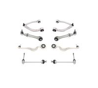 Collegamento stabilizzatore delle prestazioni Ricambi auto 1 set da 8 pezzi barra stabilizzatrice del braccio di controllo anteriore per Mercedes-Benz(A2223201089)