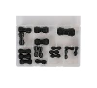 Connect Assortiti Metrico Attacco a Spinta Raccordi 17pc 31897