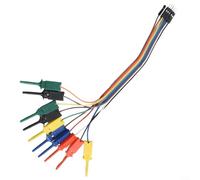 Collegare e testare efficacemente i componenti con questo kit di pinze a gancio per analizzatore logico con clip retrattili (testa femmina)