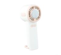 Collegare facilmente questo leggero ventilatore portatile USB alla borsa utilizzando il moschettone integrato per comodità ovunque (bianco)