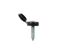 Collegare Targa Nera Flip Top E Vite 5pz 36885