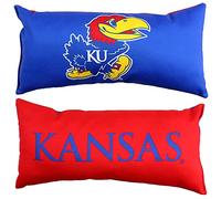 College Covers Cuscino da viaggio in tinta unita, 40,6 x 20,3 cm, Kansas Jayhawks