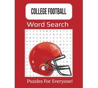 College Football Word Search Puzzle