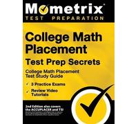 College Math Placement Test Prep Secrets - College Math Place (Copertina rigida)