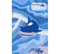 College Ruled Composition Notebook (110 hojas 6 x 9 in) - Vintage Illustration of Whale, Whale Shark and an Octopus | Deep Sea Fantasy Aesthetic ... Diary and Work | Wide Ruled: notebook ocean