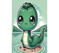 College Ruled Composition Notebook : Cute Loch Ness Monster/Nessie Cryptid