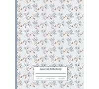 College Ruled Composition Notebook: Hand Draw Bloom Wildflowers Illustration | Cottagecore Aesthetic Journal for College, School, Office & Work | 8.5 x 11" | 120 Pages