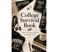 College Survival Book (Purdue Theme): Add Gift Cards or Cash! A Creative Graduation Gift Filled with Treats to Help and Support Your New College Students (Scroll down to see the inside of the book).