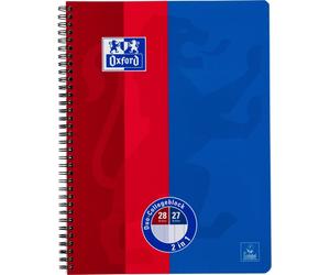 Collegeblock A4 + Duo 80blue blue / red
