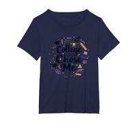 Collegi per Donne: College Life Chose Me Fun Quote Maglietta, Donna Plus-Size, Navy, 1X