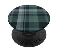 Collegiata Tartan Accademia Plaid Green Scuro PopSockets PopGrip Adesivo
