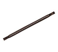 Collegiate - Frontalino grande in cuoio con strass (WB706)