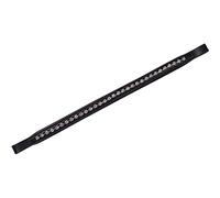 Collegiate - Frontalino grande in cuoio con strass (WB706)