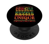 Collegio HBCU umiliato benedetto creatore unico di storia PopSockets PopGrip Adesivo