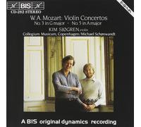 Collegium Musicum Violin Concerto Nos. 3 and 5 (Schonwandt, Sjogren) (CD) Album