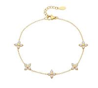 Collenatsy Bracciale A Cuore Da Donna - Bracciale Dell'Amicizia Regolabile Con Acciaio Al Titanio Stratificato - Idea Regalo Romantica Per Donne E Ragazze