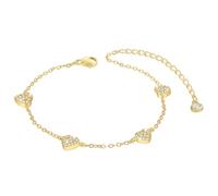 Collenatsy Bracciale A Cuore Da Donna - Bracciale Dell'Amicizia Regolabile Con Acciaio Al Titanio Stratificato - Idea Regalo Romantica Per Donne E Ragazze