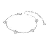Collenatsy Bracciale A Cuore Da Donna - Bracciale Dell'Amicizia Regolabile Con Acciaio Al Titanio Stratificato - Idea Regalo Romantica Per Donne E Ragazze