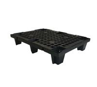 Colleoni.EU - Semi Pallet 1/2 Bancale in Polipropilene Ecologico (PP) - Bancale da Esterno e Interno Pedana Incastrabile e Inforcabile su 4 Lati Made in Italy 60x80 cm