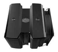 Cooler Master MasterAir MA824 Stealth CPU Air Cooler - Doppio dissipatore, ventole Push-Pull Mobius 135 120, 8 tubi calore compositi superconduttivi, spazio RAM completo - Compatibile Intel e AMD