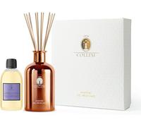 Collesi - Kit di diffusore profumo ambiente per la casa con bastoncini - Include 300ml di Oli essenziali alla Lavanda e Vaniglia + Vetro Metallizzato 500ml Rame - Effetto specchio - Made in Italy