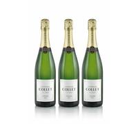Collet Champagne Origine Brut - Assemblaggio di 100 Cru Storici - Cuvée 50% Meunier, 30% Chardonnay, 20% Pinot Noir - 3 Anni di affinamento - Dosaggio 9g/l - 75cl 12,5% vol. (3, 2250, millilitro)