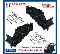 Colletore D'Ingresso Sinistra + Destra Pinze Audi A4 B8 08-12 8KH 2.7 3.0 TDI