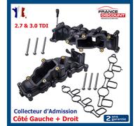 Collettore Aspirazione Sinistra + Destra Pinze Audi A4 B7 2.7 3.0 Tdi 6 Cilindri