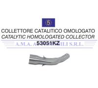 Collett. cat. omolog. per scarico Urban Piaggio VESPA GTS 300i.e. 2008 2009 2010