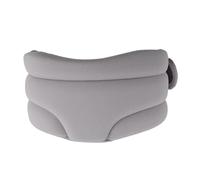 Colletto cervicale in schiuma morbida regolabile supporto per il collo traspirante per dormire da donna da donna da uomo nylon nylon leggero comodo design ergonomico (Grigio)