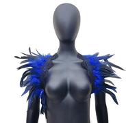 Colletto Staccabile Donna Pizzo Scialle di Piume Colletti Finti Portatile Camicetta Finta Decorativo Moda Falso Colletto Leggero Classico Collo Finto Morbido per Cerimonia e Uffici Outfit