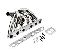 Collettore a ventaglio in acciaio inox per Toyota 2JZ GTE T3 Twin scroll...
