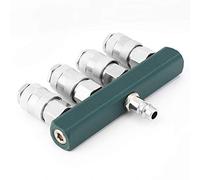 Collettore Aria Compressa Splitter Linea Aria a 4 Vie Connettore Rapido a 4 Vie Filettatura Npt 1 4 Pollici Accoppiatore Tubo Aria di Alta qualità Raccordi Pneumatici