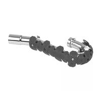 POLISPORT 8483800006 - ARMADILLO HEAD 40cm protezione scarico universale per moto a 4 tempi combina acciaio inossidabile ed elastomero leggero resistente alle alte temperature in colore nardo grigio