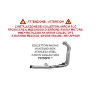 COLLETTORE ARROW ACCIAIO INOX RACING PER YAMAHA TENERE 700 25 - 26