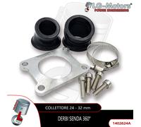 COLLETTORE ASPIRAZIONE 360° DERBI SENDA SM DRD EDITION BLACK 50 2005