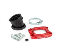 Collettore aspirazione Stage6 360° AM6 / Derbi PWK 30-36mm Rosso