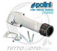 K2690 COLLETTORE ASPIRAZIONE CARBURATORE 28 POLINI VESPA 125 ET3 PRIMAVER 3 FORI