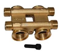 COLLETTORE COMPLANARE ICMA RISCALDAMENTO 3/4 2+2 ATTACCHI 1/2" COMPONIBILE